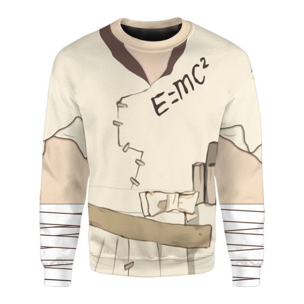 Anime Dr.Stone Ishigami Senku Custom Sweatshirt Sweatshirt / S Official Dr. Stone Merch