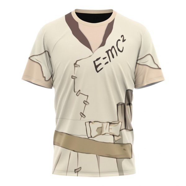 Anime Dr.Stone Ishigami Senku Custom T-Shirt T-Shirt / S Official Dr. Stone Merch