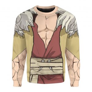 Anime Dr.Stone Shishio Tsukasa Custom Sweatshirt Sweatshirt / S Offizieller Dr. Stone Merch