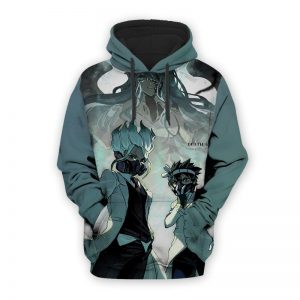 Dr. Stone Death Green Lab Cool Color Swap Dr. Stone 3D Printed Hoodie XS Official Dr. Stone Merch