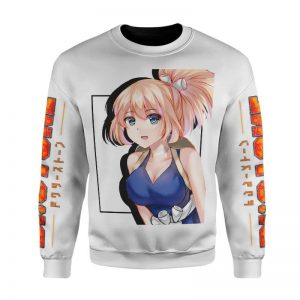 Kohaku Dr Stone Blue Frame Cool 3D In Dr Stone Sweatshirt S Official Dr. Stone Merch