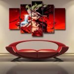 Senku Ishigami Classic Red Dr.Stone Home Dynamic 3D Canvas S / Framed Official Dr. Stone Merch