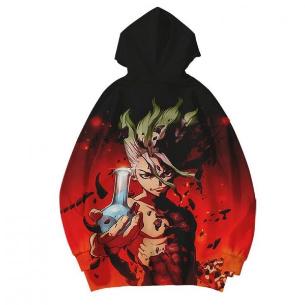 S / Red/Black Official Dr. Stone Merch