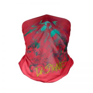 Senku Ishigami Coloring Art Cool Dr Stone Neck Gaiter Bandanna Scarf Mặc định Title Official Dr. Stone Merch