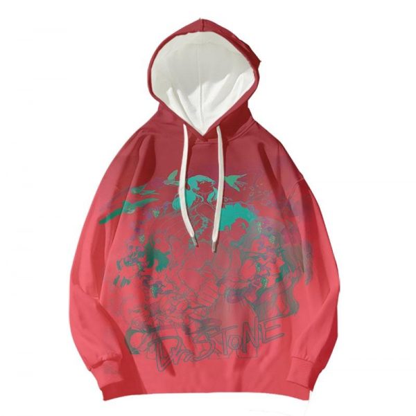 Senku Ishigami Dr Stone Coloring Art Cool Dr Stone Hoodie XXS Official Dr. Stone Merch
