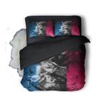Senku Ishigami Premium Color Swap Reversible Embossed Dr. Stone Bedding Duvet Cover 3 Piece set / Twin Official Dr. Stone Merch