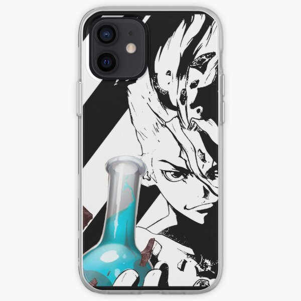 Dr. Stone Blackout iPhone Soft Case RB2805 product Offical Doctor Stone Merch