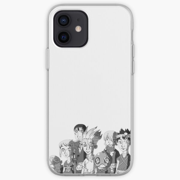 Dr. Stone Sticker iPhone Soft Case RB2805 product Offical Doctor Stone Merch