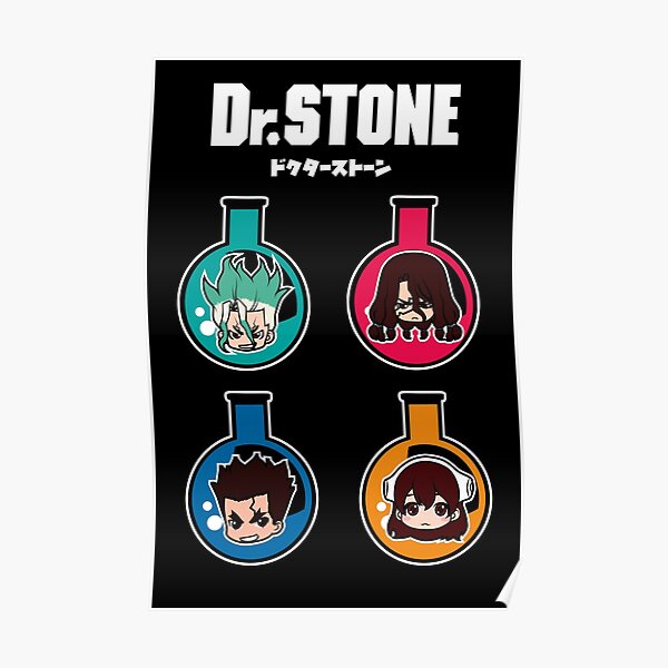 DR. STONE: ALL CHARACTERS CHIBI  Poster RB2805 product Offical Doctor Stone Merch