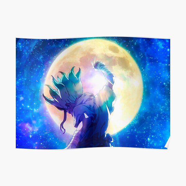 Dr Stone Moon Poster RB2805 product Offical Doctor Stone Merch