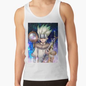 4K Dr. Stone Stone Wars Senku Ishigami Tank Top RB2805 product Offical Doctor Stone Merch
