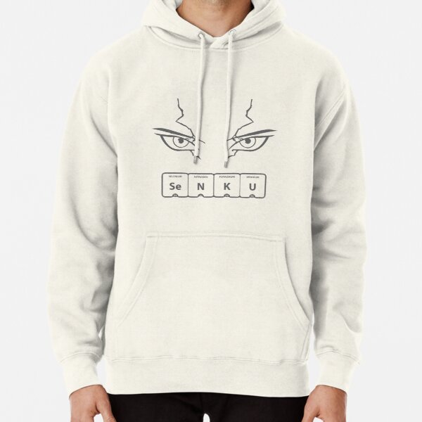 Dr Stone Senku Eyes Pullover Hoodie RB2805 product Offical Doctor Stone Merch