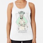 Dr Stone - Senku Ishigami Racerback Tank Top RB2805 product Offical Doctor Stone Merch