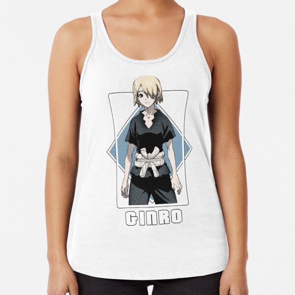 Dr Stone - Ginro Racerback Tank Top RB2805 product Offical Doctor Stone Merch