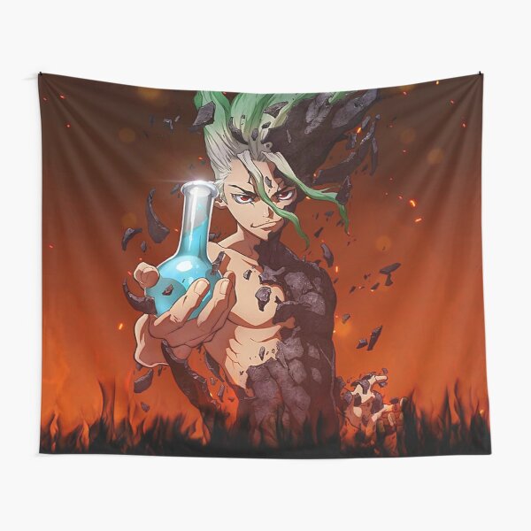 4K Senku, the Dr Stone Tapestry RB2805 product Offical Doctor Stone Merch
