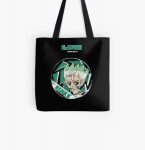 DR. STONE: SENKU STONE (GRUNGE STYLE) All Over Print Tote Bag RB2805 product Offical Doctor Stone Merch