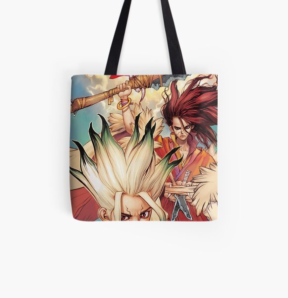 Dr. Stone All Over Print Tote Bag RB2805 product Offical Doctor Stone Merch