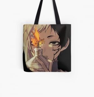 Asagiri Gen - Dr. Stone All Over Print Tote Bag RB2805 Sản phẩm Offical Doctor Stone Merch