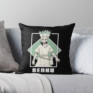 Dr Stone - Senku Ishigami Throw Pillow RB2805 product Offical Doctor Stone Merch