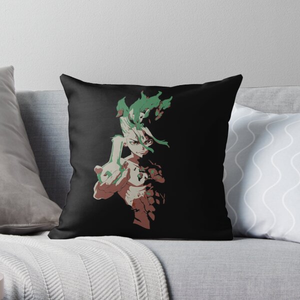 Dr Stone Throw Pillow RB2805 product Offical Doctor Stone Merch