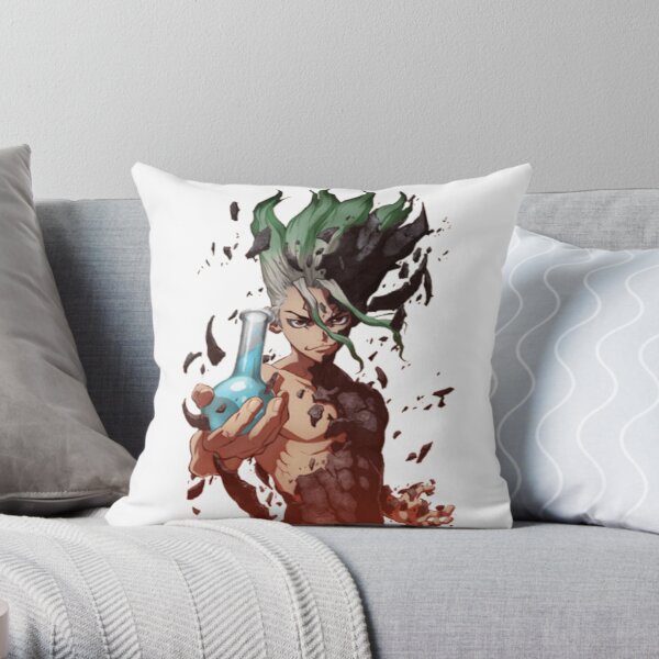Dr stone senku ishigami Throw Pillow RB2805 product Offical Doctor Stone Merch
