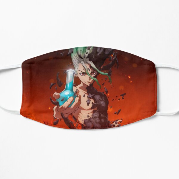 Dr stone Flat Mask RB2805 product Offical Doctor Stone Merch