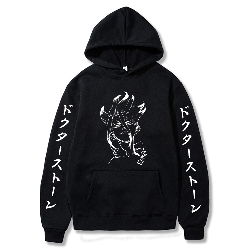 New Fashion Dr Stone Hoodies Japanese Anime Sweatershirt Creative Printed Pullover Hip Hop Streetwear Vintage Clothes 1 - Dr. Stone Merch